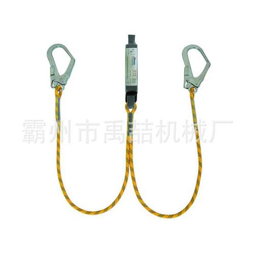 高空作业防坠落挽索扁带缓冲包双挽索地震抢险保护挽锁固定锚