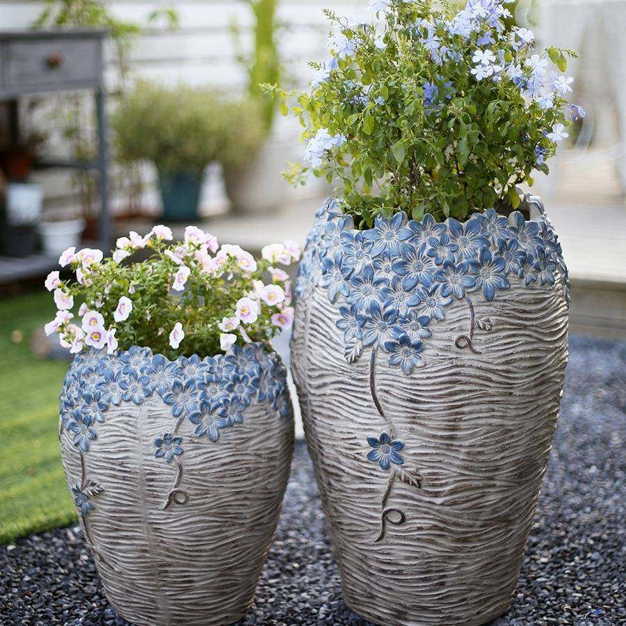 花盆户外破复古创意个性多肉粗陶花园庭院陶罐露台阳台装饰摆件,家居饰品,户外/庭院摆件,淘宝优惠券,粉丝福利购,淘宝优惠卷