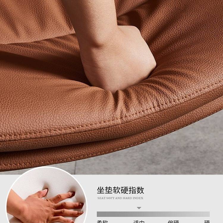 餐椅家用轻奢意式双层欧式歺餐椅酒店洽谈沙发化妆椅子靠背书桌椅