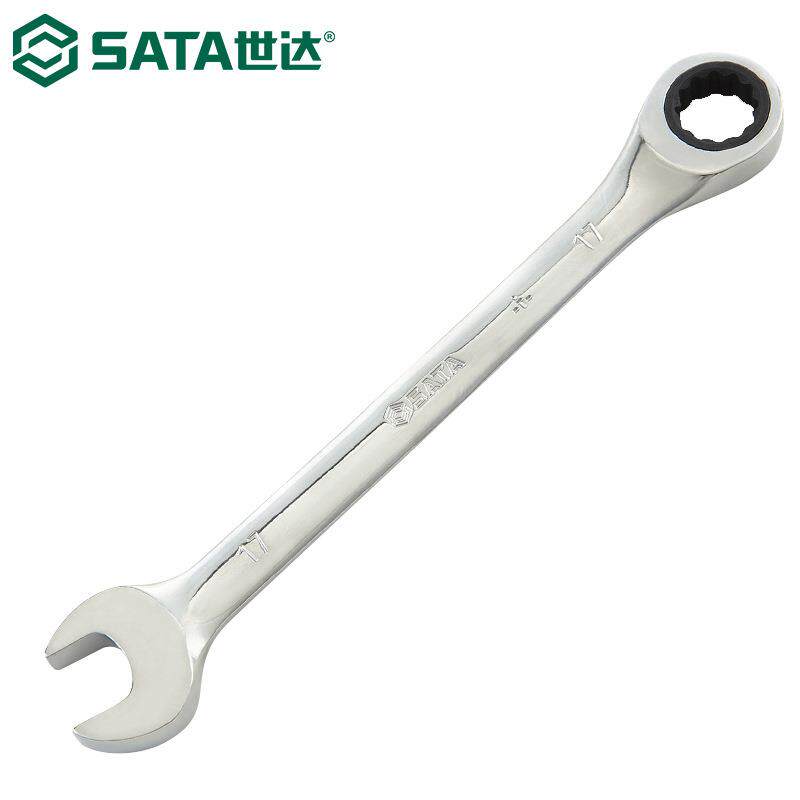 43211棘轮扳手梅开扳手梅花开口两用快扳全抛光大扭力18mm