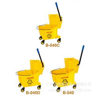 超宝榨水车拖把桶24L柞水车头32L挤拖地桶墩布清洁车酒店商用