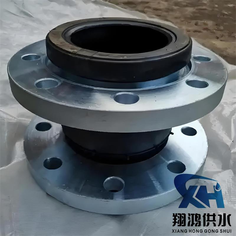 KTX可曲挠橡胶法兰软接头水管-水泵管道软螺纹耐高温喉