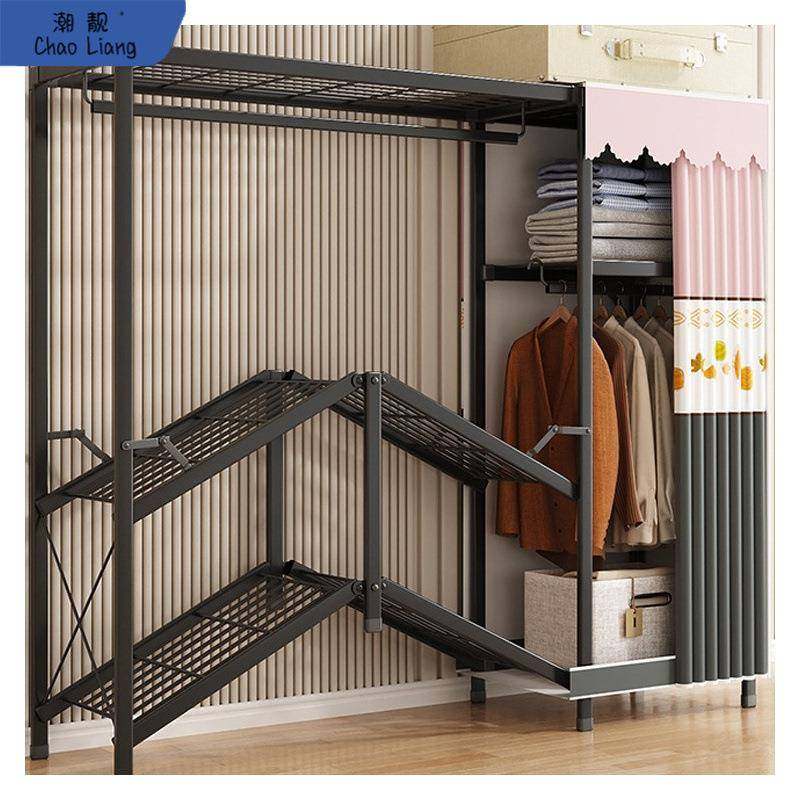 全钢架结实耐用出租房用折叠简易衣柜家用卧室免安装布小户型衣橱,收纳整理,衣物收纳柜/简易衣橱,淘宝优惠券,粉丝福利购,淘宝优惠卷