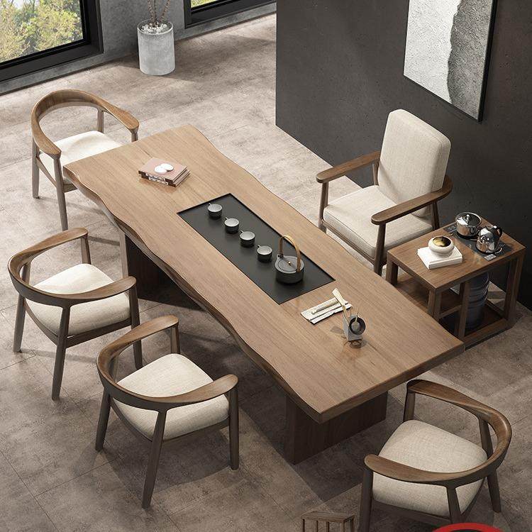 实木茶桌茶盘一体泡茶桌椅组合现代简约家用功夫大板茶台后现代桌,3C数码配件,其它配件,淘宝优惠券,粉丝福利购,淘宝优惠卷