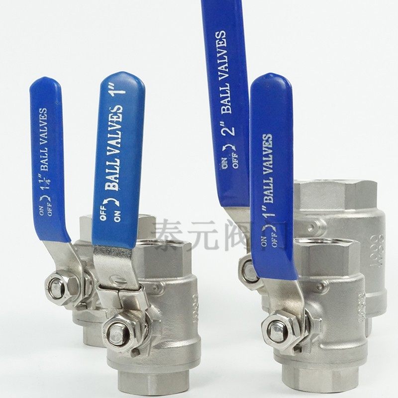 201/304不锈钢球阀二片式两片式内螺纹水开关阀门全通径4分内丝扣