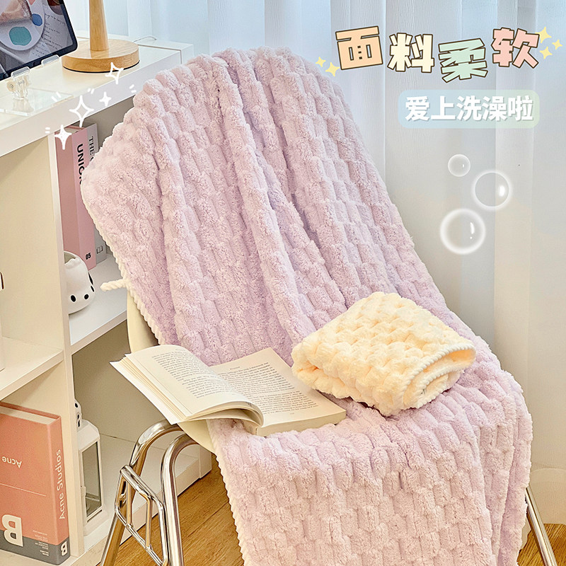 吸水速干浴巾可穿可裹卫生间浴室家用洗澡浴裙浴袍毛巾成人情侣女