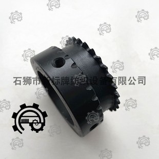 织带机配件大全28齿铁齿轮链条齿轮