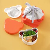 日式 5折 日本Tak儿童餐具收纳袋保温便当包饭盒手提袋 学生便当袋