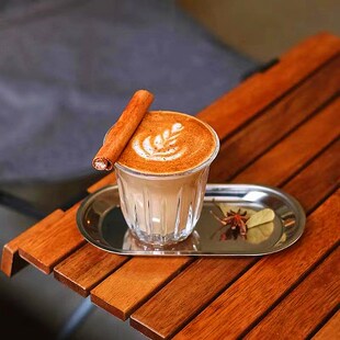 ins风美式拿铁冰咖啡杯澳白杯冷萃杯古典复古Dirty咖啡杯玻璃杯子