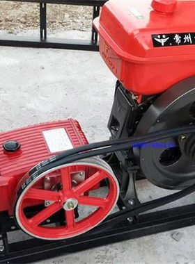 10 15马力柴油机120型大功率三缸柱塞泵高山抽水扬程远高压送水