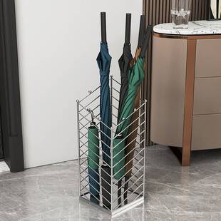 极窄不锈钢雨伞架家用收纳架沥水架酒店大堂门口置伞放伞桶商用