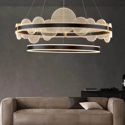 客厅吊灯2025年新款现代大气简约卧室餐厅创意轻奢网红新中式灯具