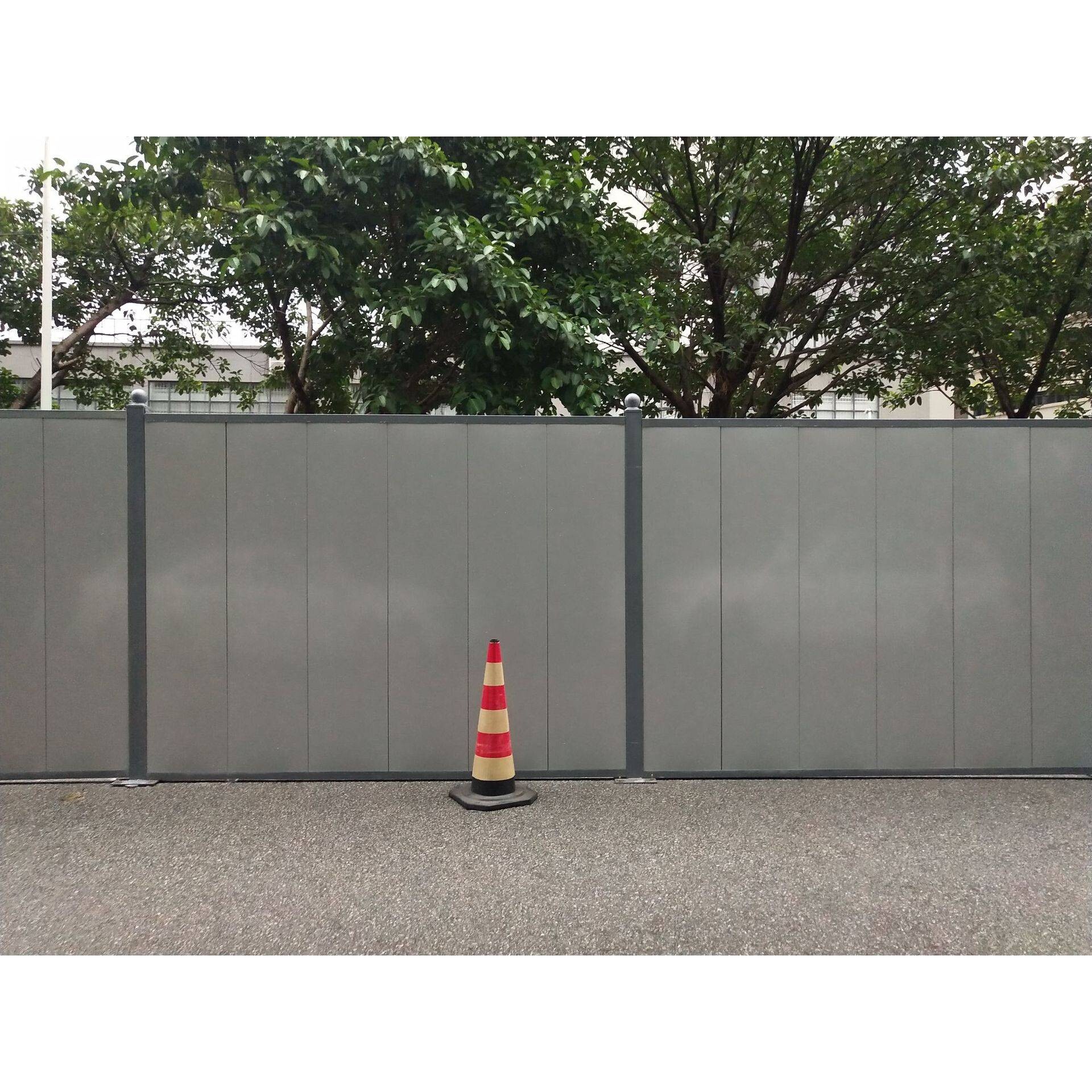 粤盾A6广州钢板围挡厂家地铁钢结构建筑工程工字钢施工围蔽防护栏