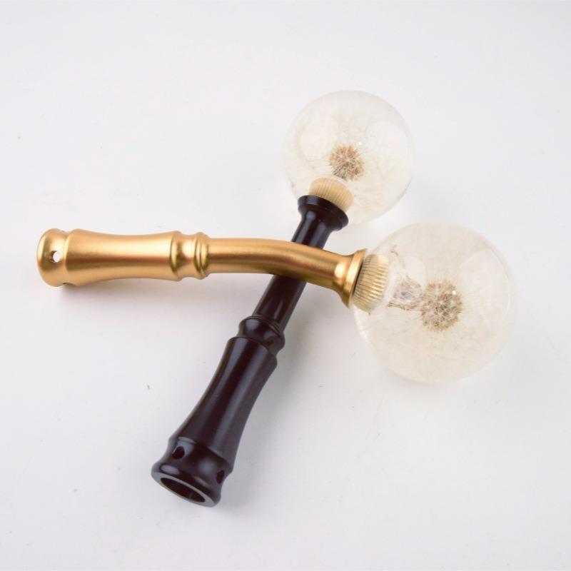 JDM车排40挡杆头水晶档把头动改装汽通用蒲公英加葫芦弯创意手自