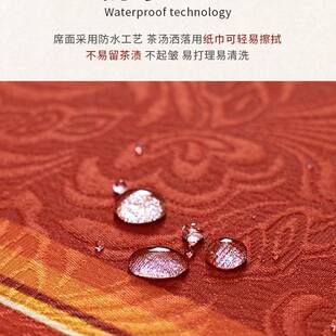 藏族飞黄腾达桌旗中式防水茶席茶垫长条茶几茶桌垫布茶台桌J^