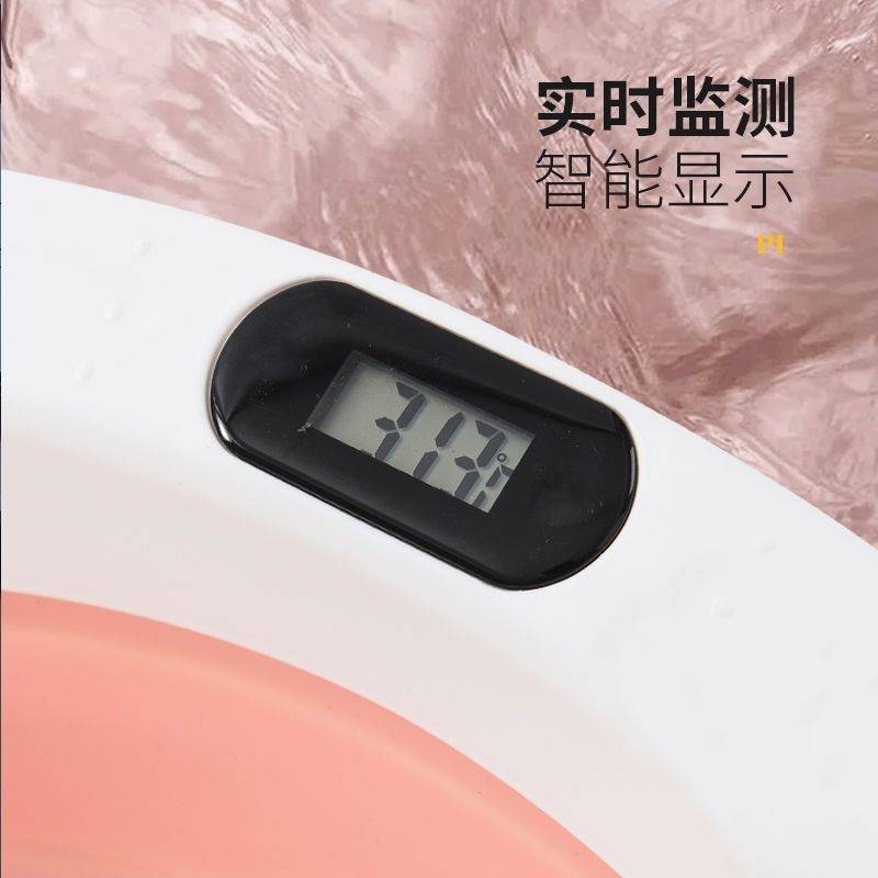 婴儿洗澡盆浴盆可折叠宝宝躺坐大号浴桶小孩家用泡澡新生儿童马小