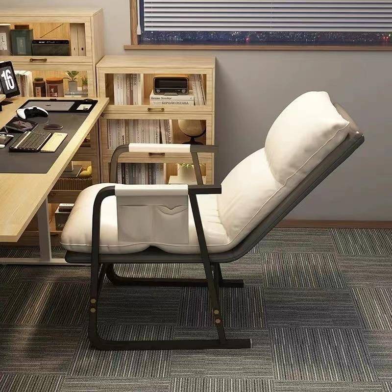 折叠躺椅午休椅子学生宿舍懒人椅办公室坐躺两用电脑椅休闲沙发椅
