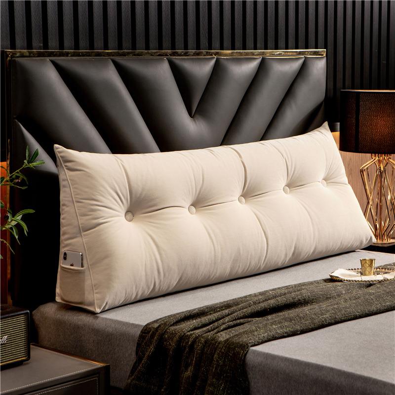 三角床头靠垫大靠背榻榻米软包北欧简约现代长靠枕双人可拆洗抱枕