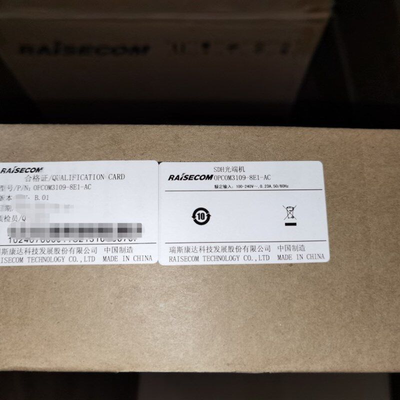 全新原装瑞斯康达OPCOM3109-8E1-AC 8路E1 SDH光端机双SFP口4网口
