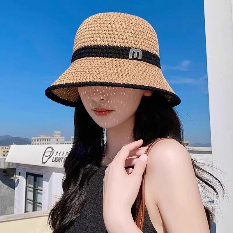 日系镂空编织渔夫帽子女夏季出游遮阳防晒帽气质显脸小太阳帽盆帽,机械设备,矿山专用设备,淘宝优惠券,粉丝福利购,淘宝优惠卷