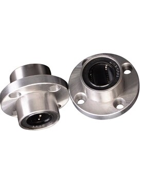 中间圆法兰直线轴承LMHM/LMHC/6/8/10/12/16/20/25/30/UU 轴承