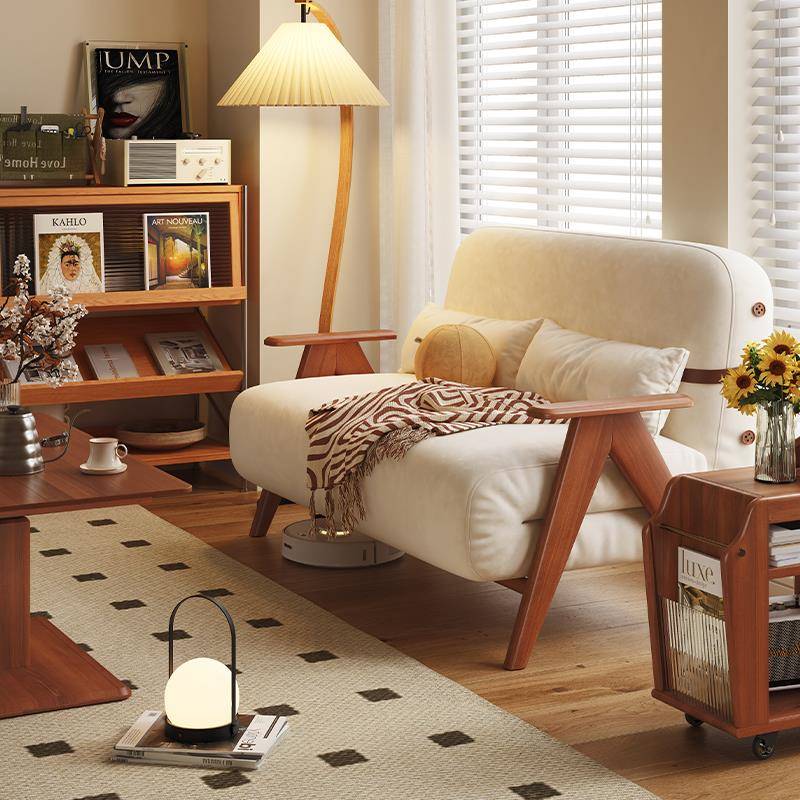 折多W7实木沙发床客厅小型可叠单人沙发SFC-02两用功能可伸缩双人