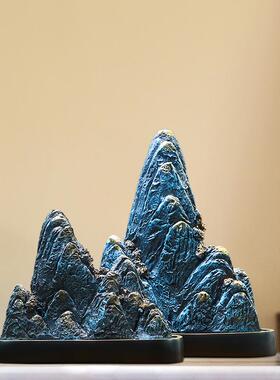 中式端假摆件山50023102轻奢档客厅电视柜酒柜办公室博古架高高大