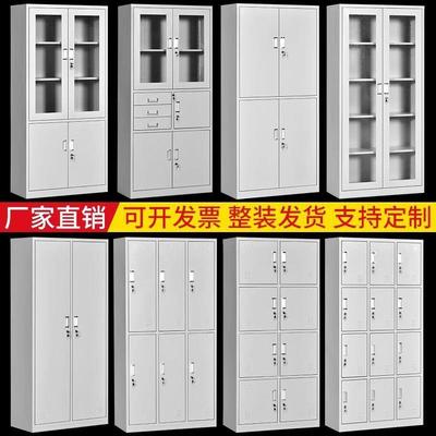 档会计凭铁证柜钢文件资料案柜办公室带锁皮书柜BIU储制存收纳柜