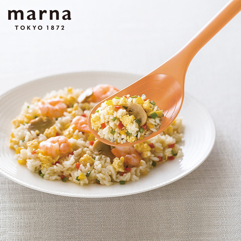 Marna厨房工具勺子长柄计量汤勺饭铲计量铲料理铲料理夹漏勺