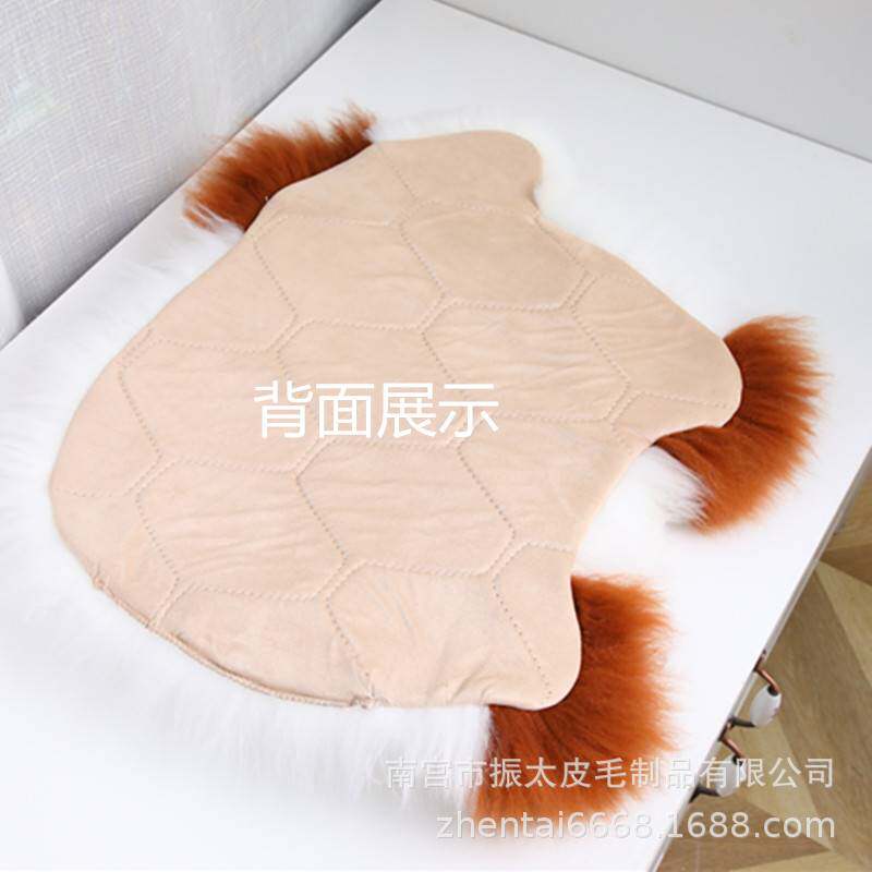 澳洲羊毛垫子沙发垫椅子垫飘窗垫地垫保暖不掉毛可爱羊羊垫支持意