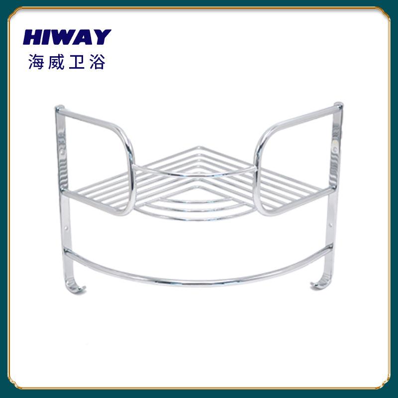 卫生间置物澡架浴室架/三角免打孔孔壁打挂洗手台洗间TEM墙上收纳
