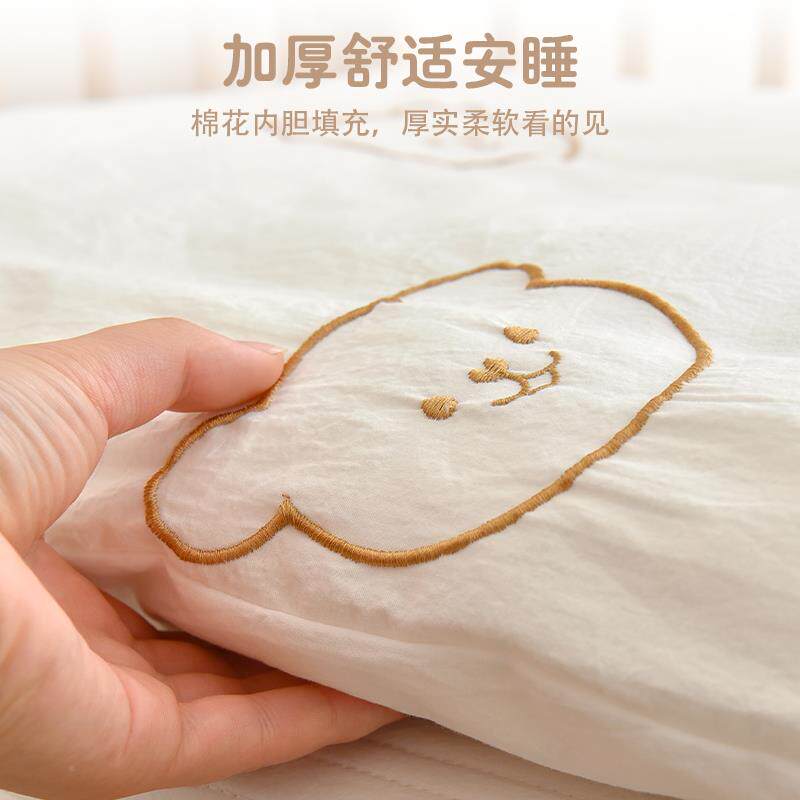 I垫新婴儿子床垫生可棉花被儿童棉ft5868垫宝宝幼儿园床褥纯棉铺