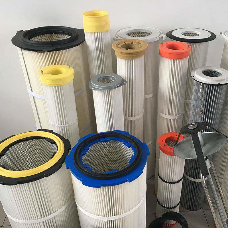 聚266酯纤维丸机除尘筒打磨台尘滤筒脉抛粉冲滤布袋除尘器滤芯