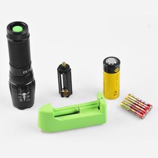 俱竞安阳JY-XED伸缩变焦手电筒户外强光防水保巡逻照LJY-X明照探