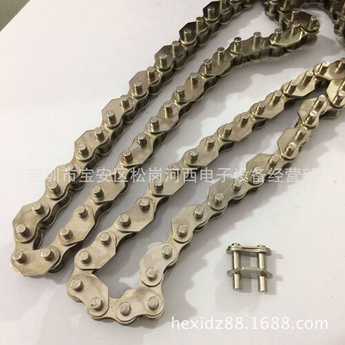 科隆威 回流焊链条 06C链条 和西35B带挡板链条 加长销5MM 镀镍