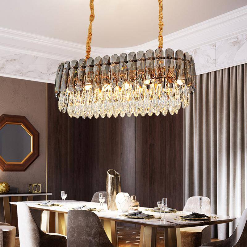 后现代水晶灯简约客厅灯后现家982居LD灯具具代客厅E大厅灯轻奢吊