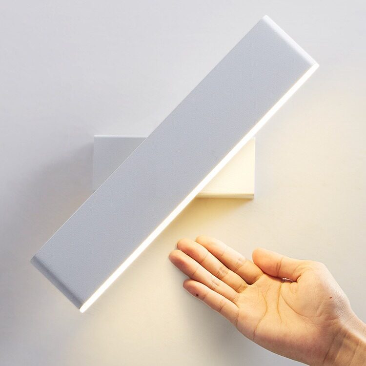 床头创意网红壁灯卧室简约现代led灯具创意可旋转客厅书房墙壁