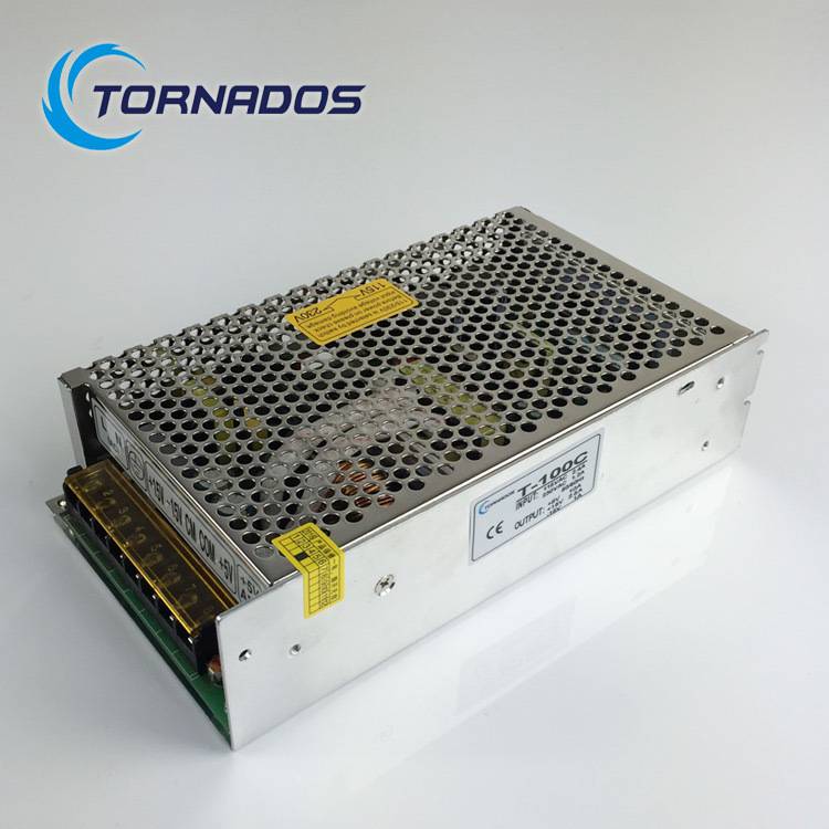 100W三路输出开关电源5V10A+15V2.5A-15V1A三组直流电源T-100C