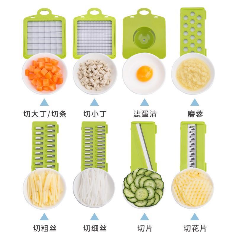切菜多功能切胡萝卜丁豆丝器刨切丝土器厨房家手用防切11084擦切