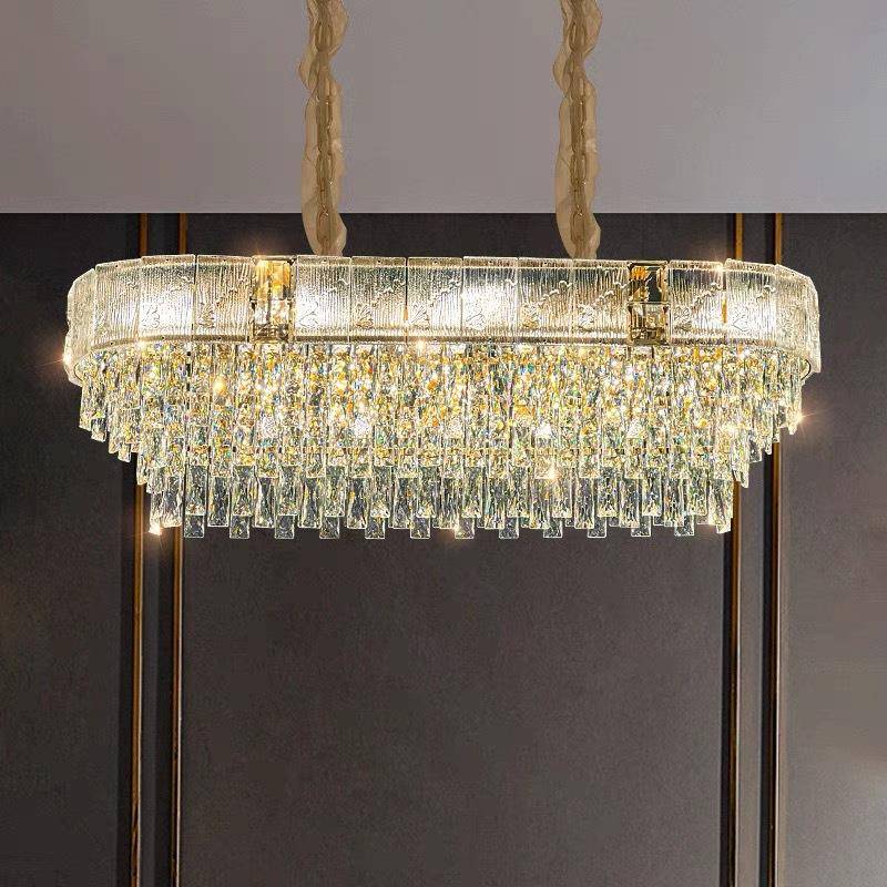 高端琉璃水164款客厅晶简灯现代轻奢主灯约餐e厅大气别墅ld灯具