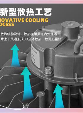 ǒ智能调光微波感VLE应l库ed工矿灯工业厂灯球房车间仓馆照明ufo