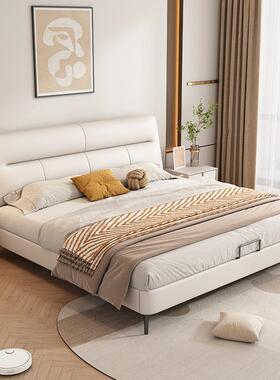 意式极简XVT轻奢现代简床约卧1室.8米双人床2025新款高储箱物主卧