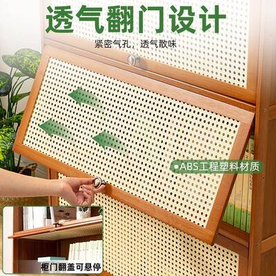 书柜架书柜置物架带柜门储物多体一格子2220STSG柜展示柜落地层客