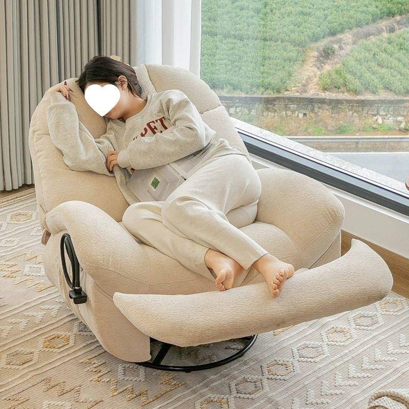 太空可电脑沙发摩躺椅多功能电VOY动旋转厅沙发椅可客懒人按单人