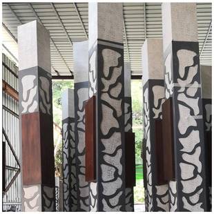 仿木纹牌向指示牌示仿木多纹园林景区指示仿木纹不锈YQZ钢指牌定