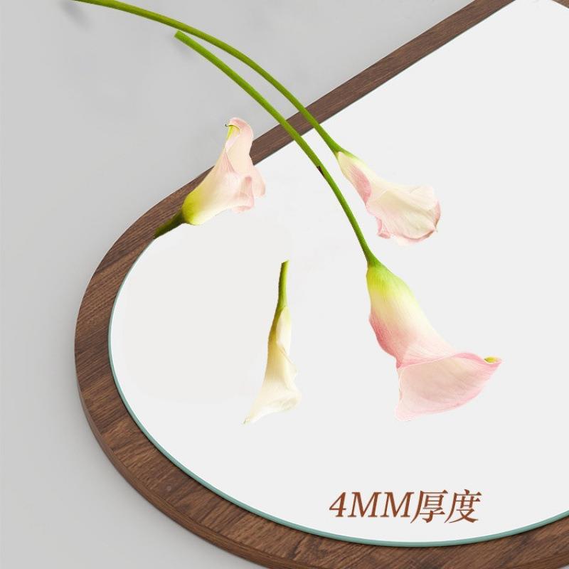 中古化妆梳梳子妆台镜客353厅玄关复镜古装饰镜可壁挂桌面妆镜