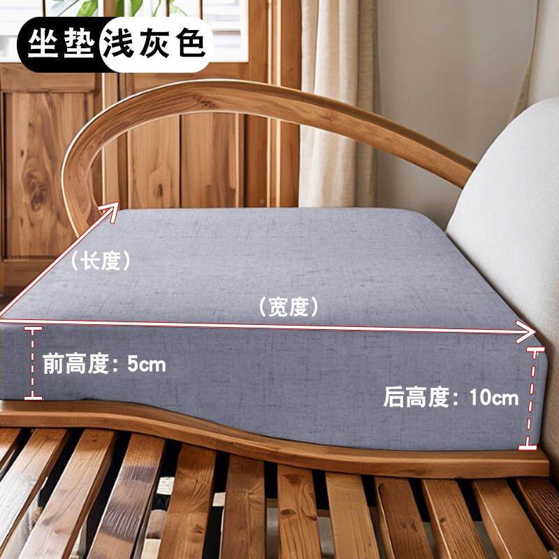 新款前低高发垫老式实木海绵垫中式后坐沙垫背other弧形靠加厚垫