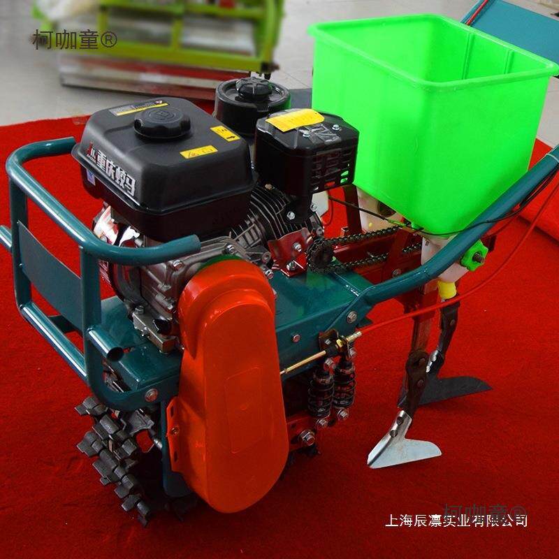单链油轨型微耕机汽油履带施VLY肥机土柴耕地机开沟培除草耘小麦