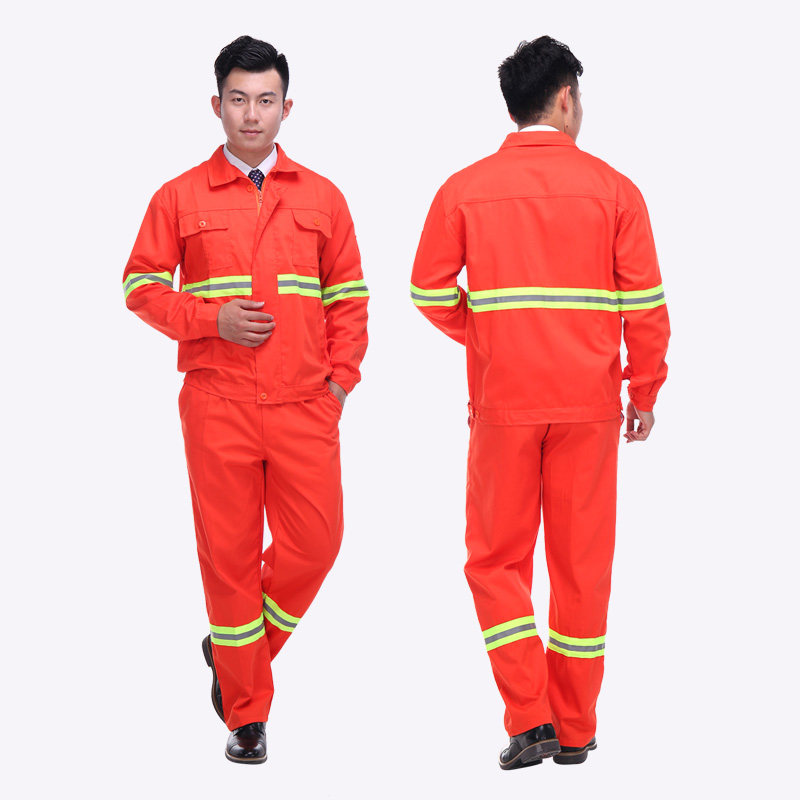 包邮环卫服带反光条工作服橘色秋冬工作服公路养护服装 消防服装