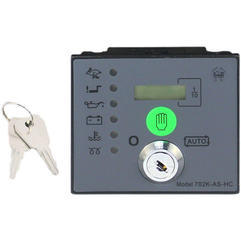 柴油发电机控制器手动自动钥匙启动起动停机控制模块701K 702K